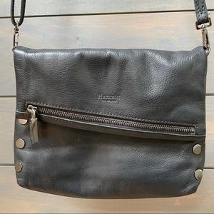 Hammitt LA VIP med black and gunmetal CROSSBODY